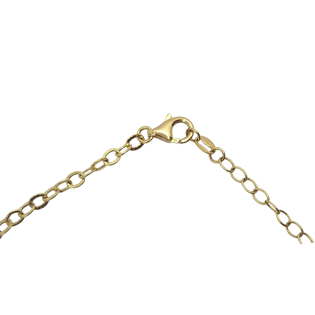 18ct Yellow Gold Hollow Four Piece Flower Set