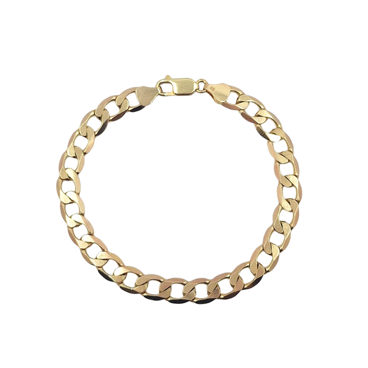 9ct Yellow Gold Curb Bracelet