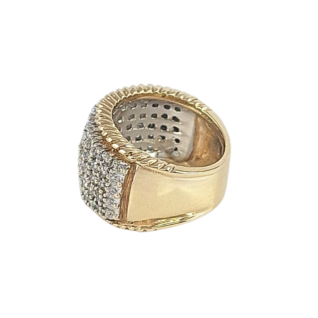 9ct Yellow Gold CZ Ring