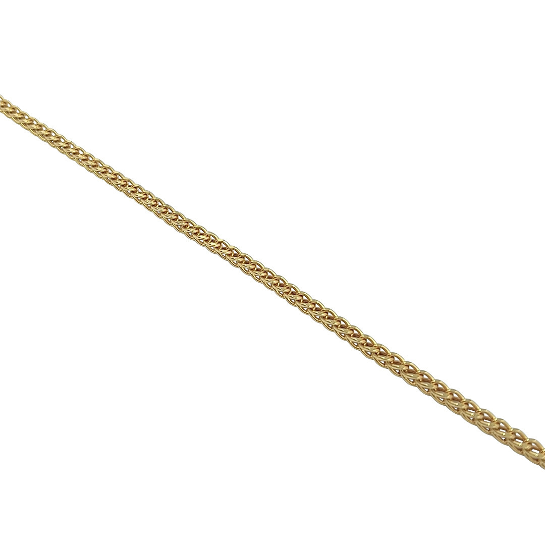 18ct Yellow Gold Franco Bracelet 8.8"