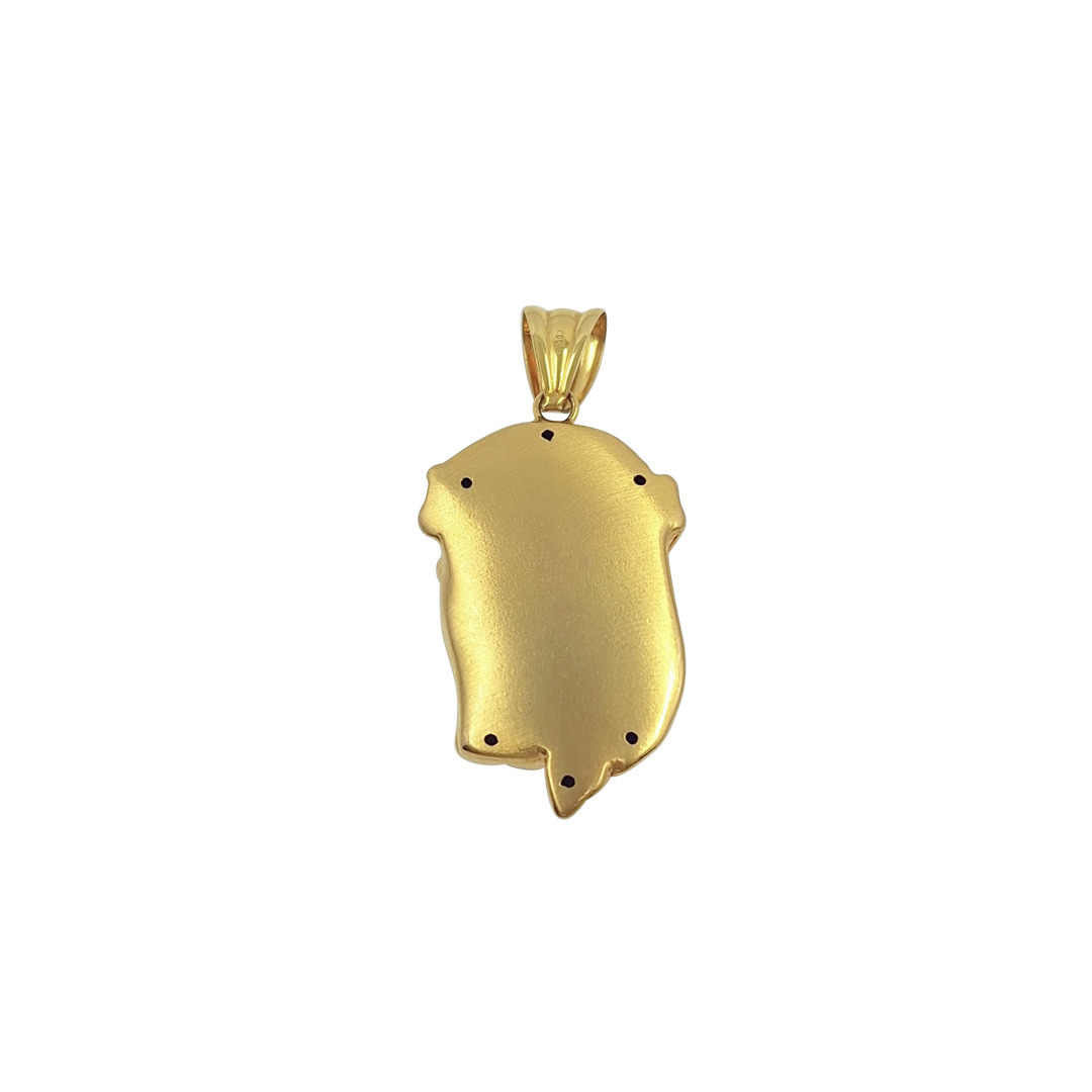 18ct Yellow Gold Jesus Pendant
