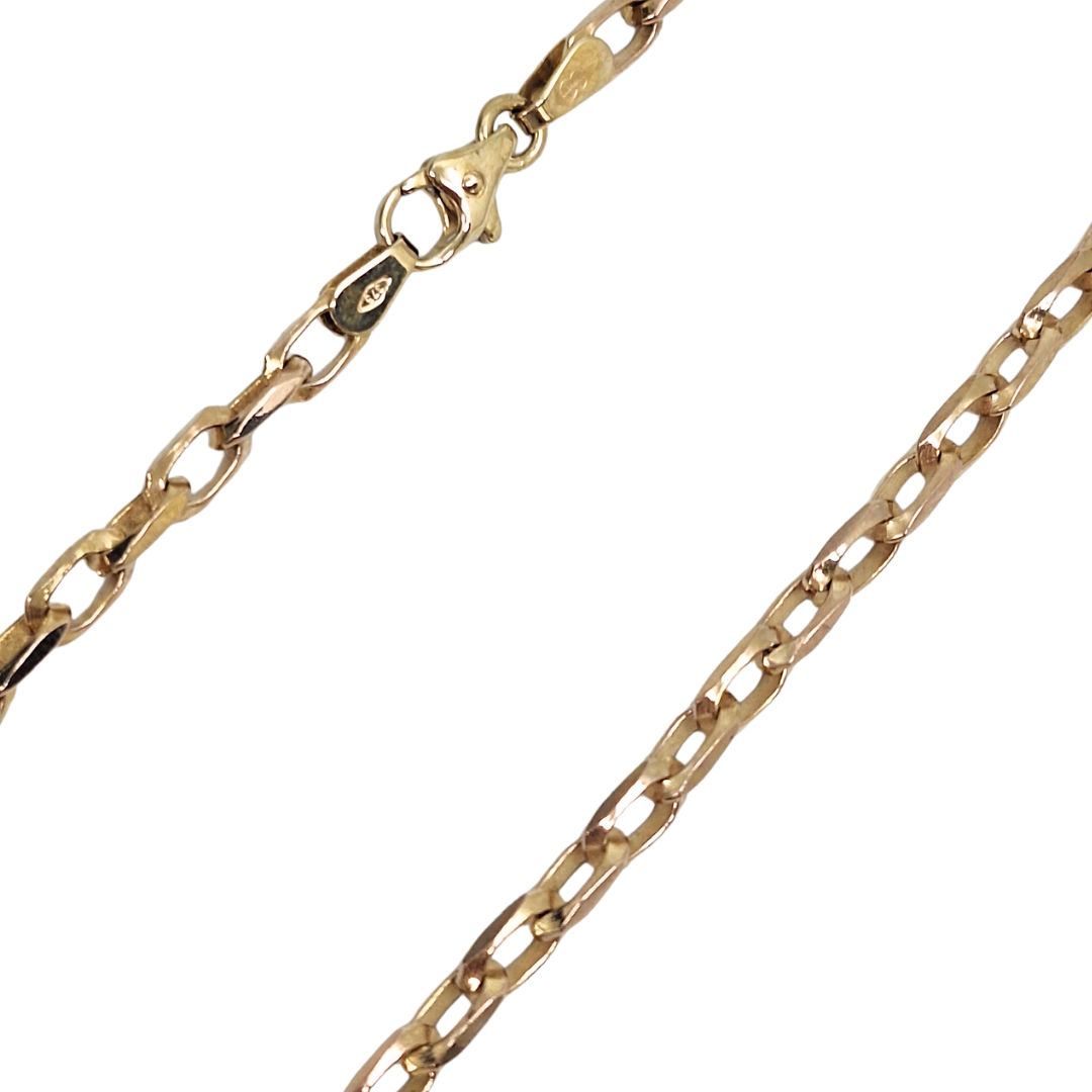 1980 Half Krugerrand Pendant & 9ct Yellow Gold Belcher Chain 24"