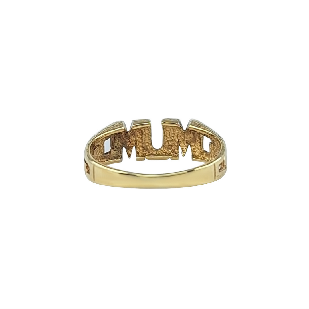 9ct Yellow Gold Mum Ring