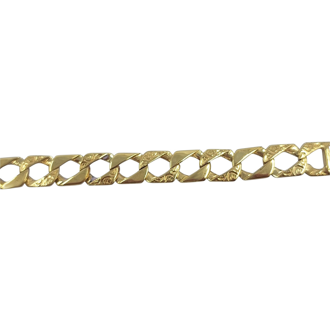 9ct Yellow Gold Mum Bracelet