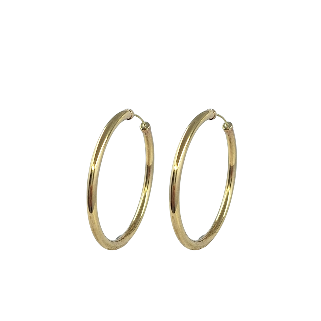 9ct Yellow Gold Hoop Earrings