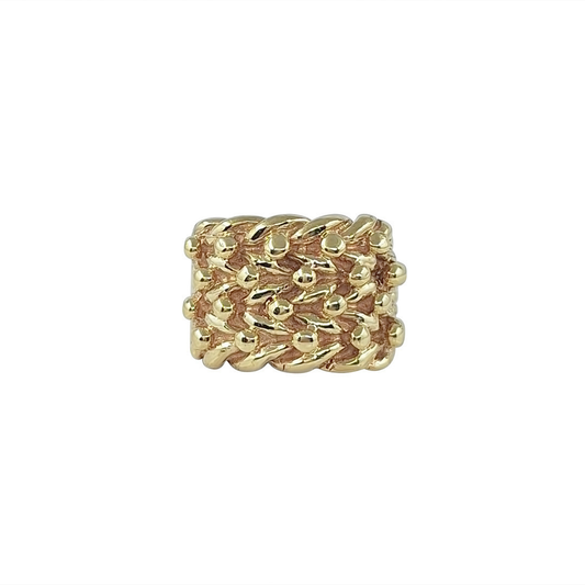 9ct Yellow Gold Keeper Ring