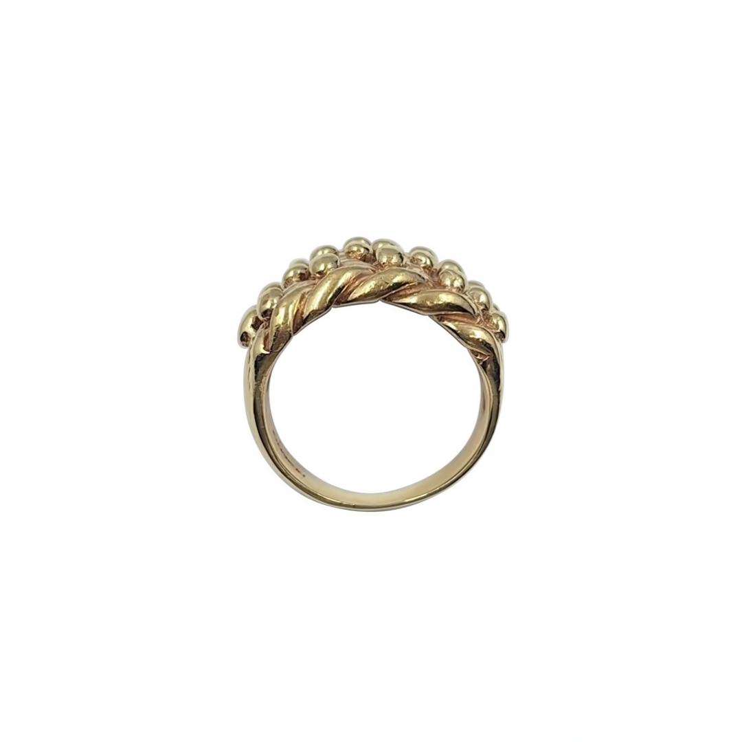 9ct Yellow Gold Keeper Ring