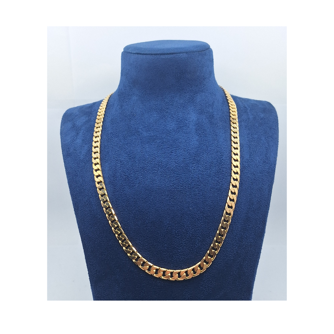 9ct Yellow Gold Curb Chain 24"