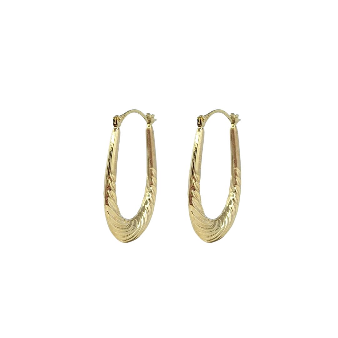 9ct Yellow Gold Creole Hoops