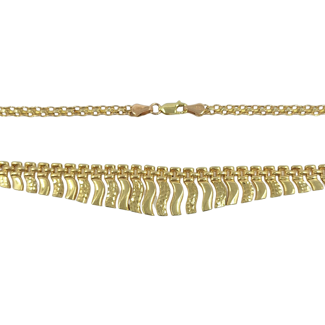 9ct Yellow Gold Drop Necklace