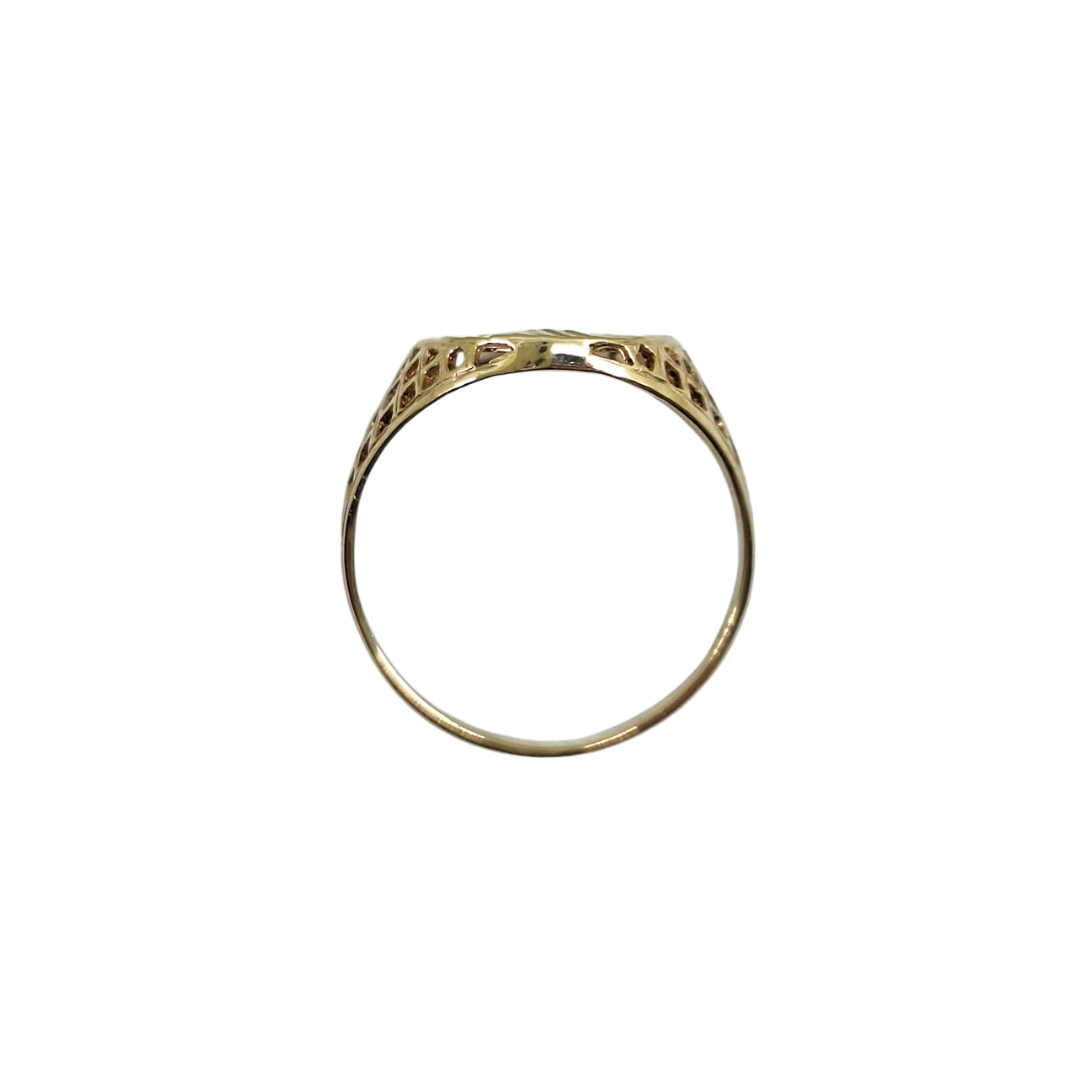 9ct Yellow Gold St George Ring