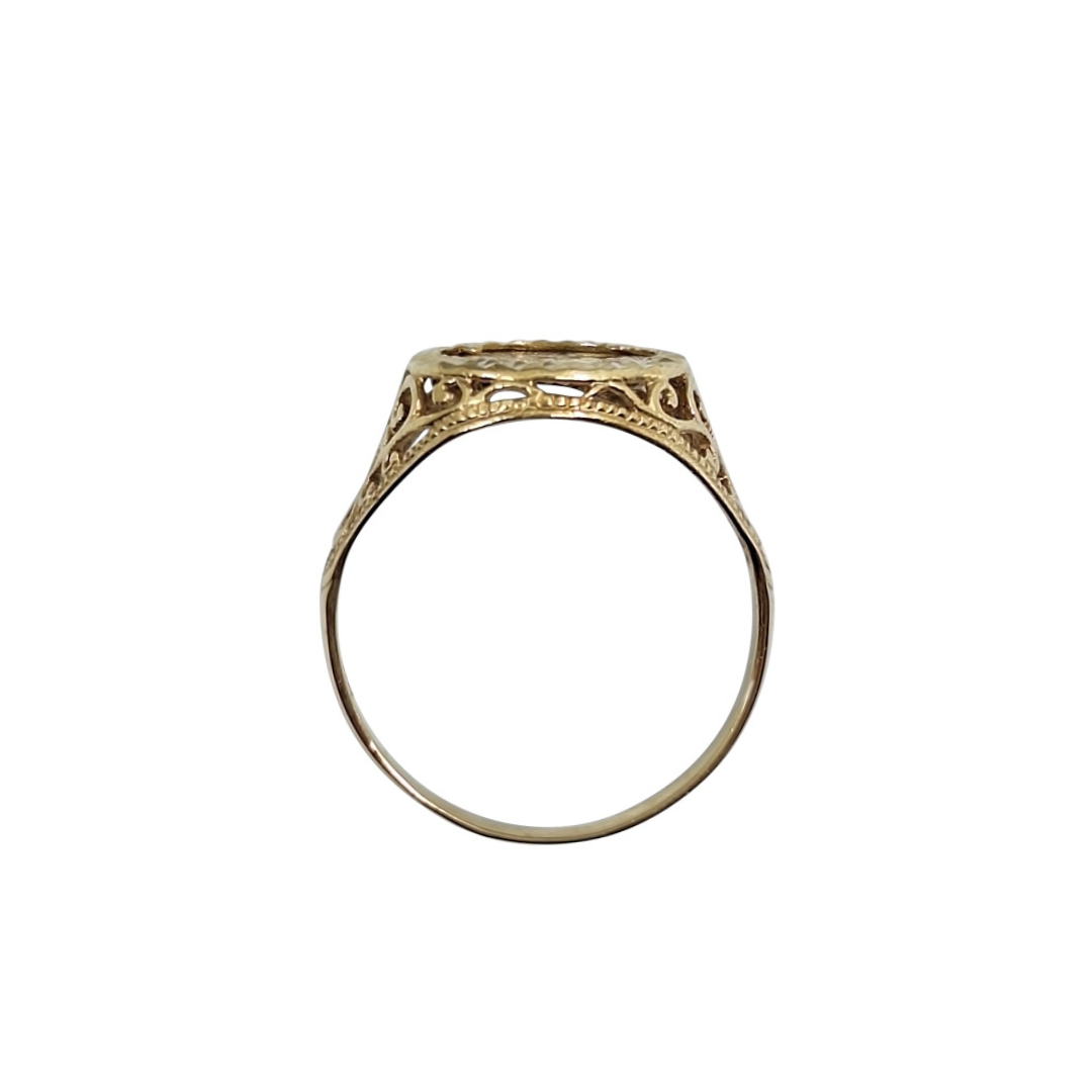 9ct Yellow Gold St George Ring