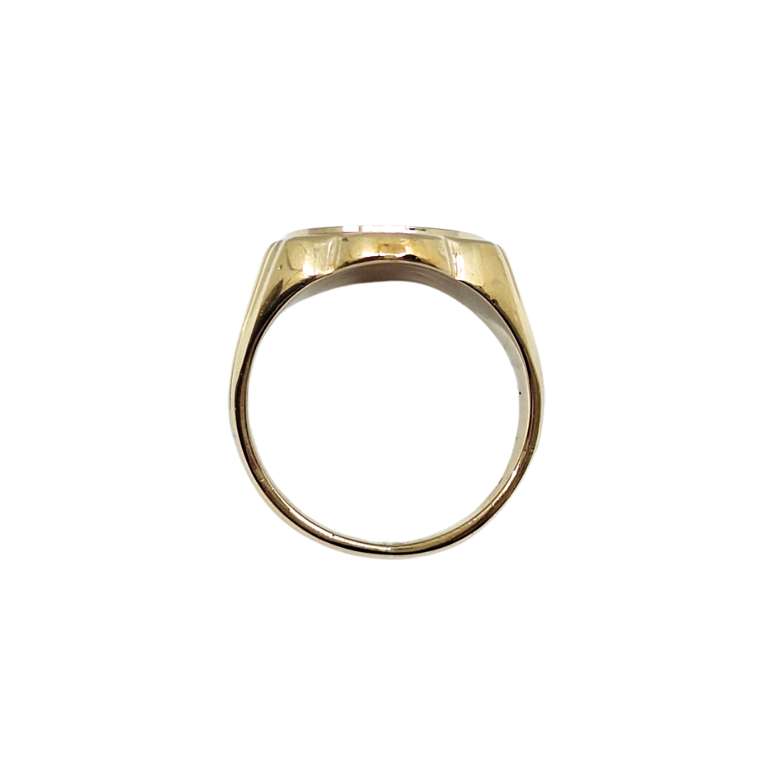 9ct Yellow Gold Oval Signet Ring