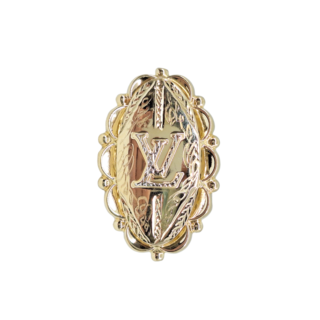 14ct Yellow Gold Louis Vuitton Style Ring
