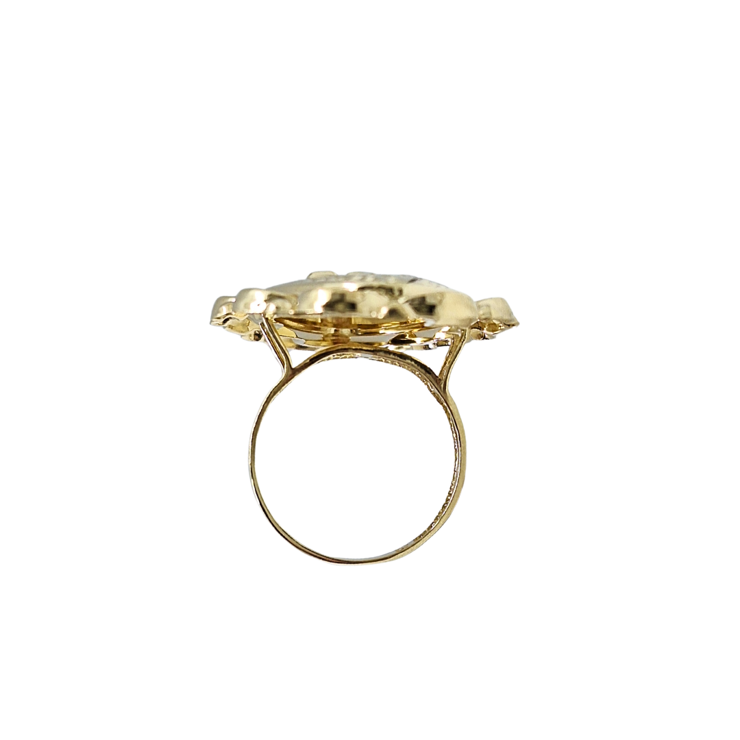 14ct Yellow Gold Louis Vuitton Style Ring