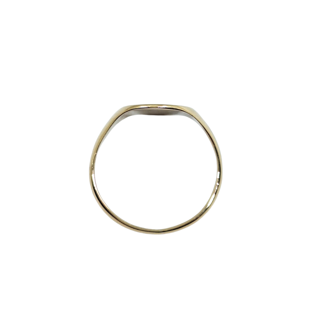 9ct Yellow Gold Masonic Oval Signet Ring