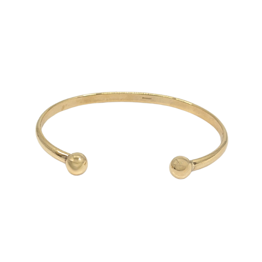 9ct Yellow Gold Torque Bangle