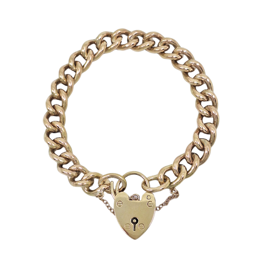9ct Yellow Gold Charm Bracelet 7"