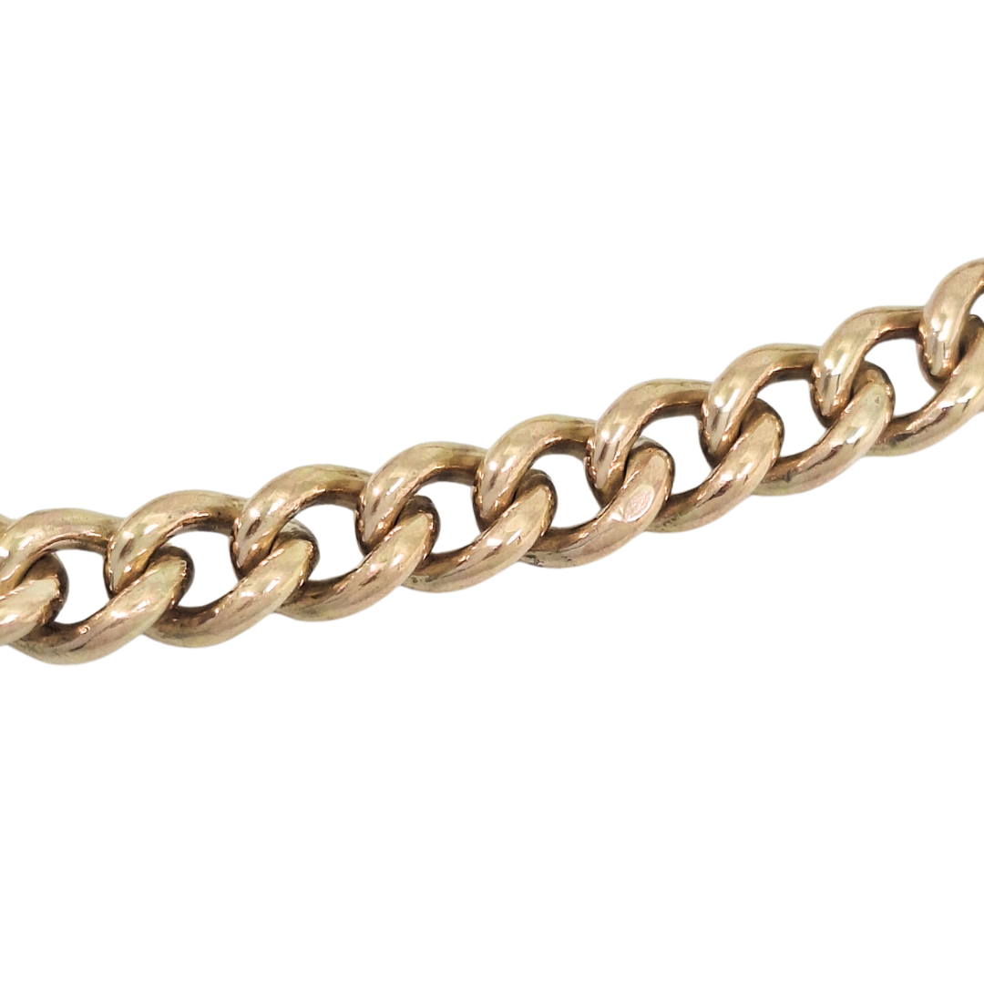9ct Yellow Gold Charm Bracelet 7"