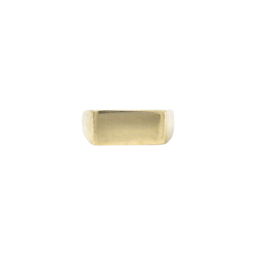 9ct Yellow Gold Rectangle Signet Ring