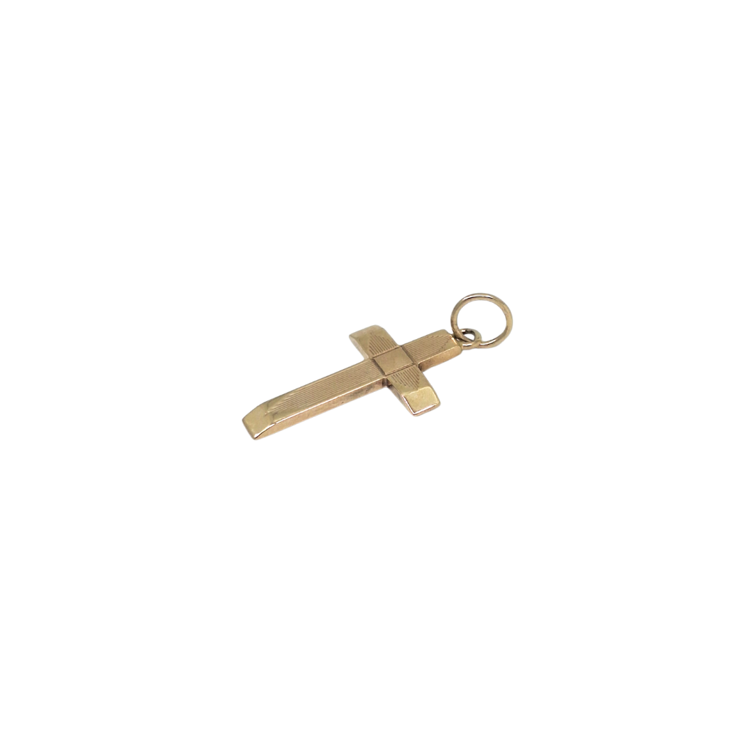 9ct Yellow Gold Cross