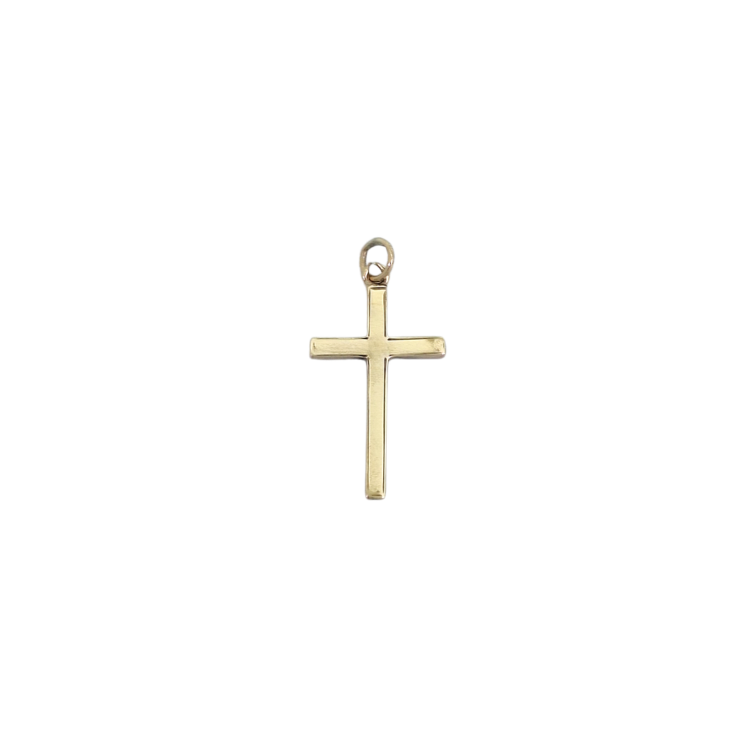 9ct Yellow Gold Small Plain Cross