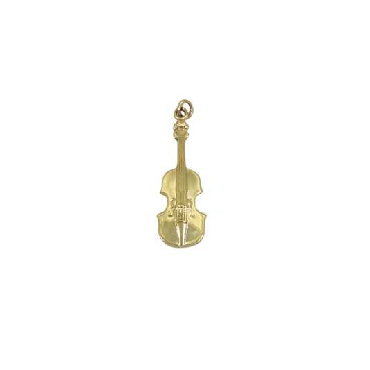 9ct Yellow Gold Violin Charm