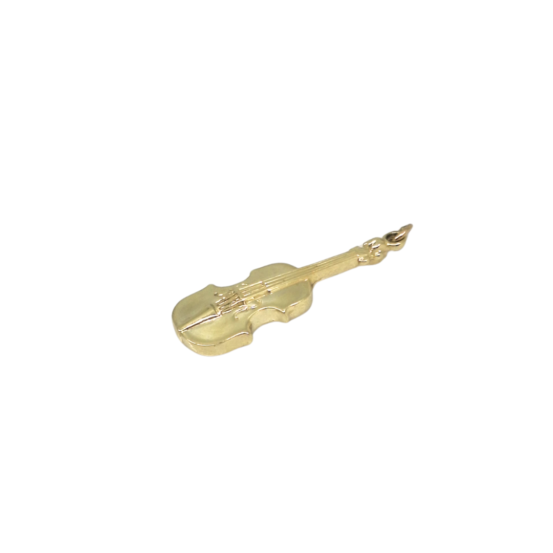 9ct Yellow Gold Violin Charm