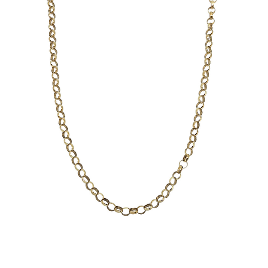 9ct Yellow Gold Belcher Chain 30"