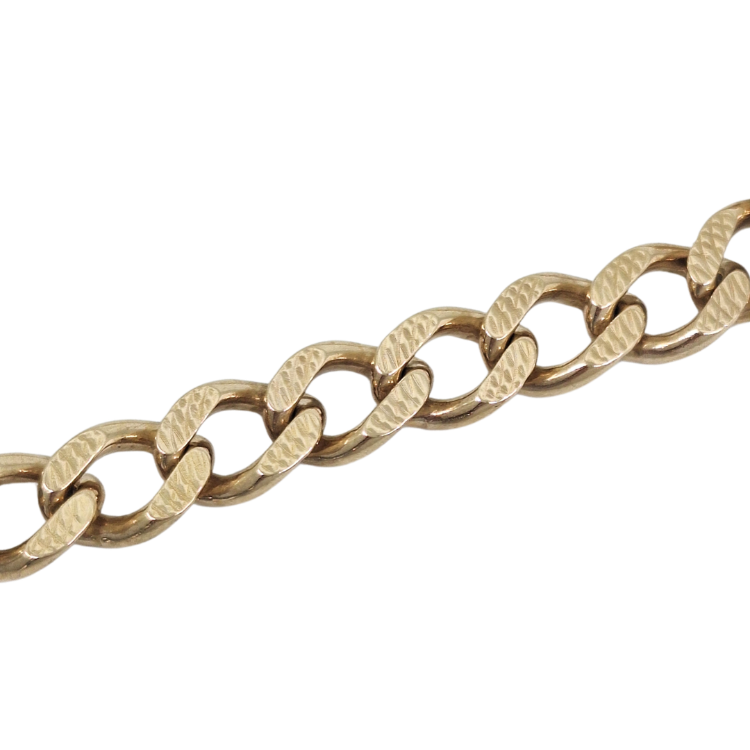 9ct Yellow Gold Charm Bracelet 7"