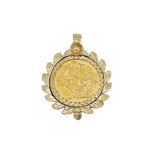 Full Sovereign Pendant 1912