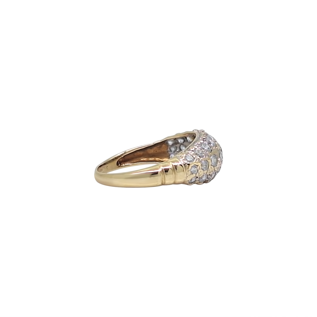 9ct Yellow Gold CZ Band Ring