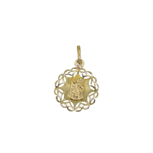 9ct Yellow Gold St Christopher
