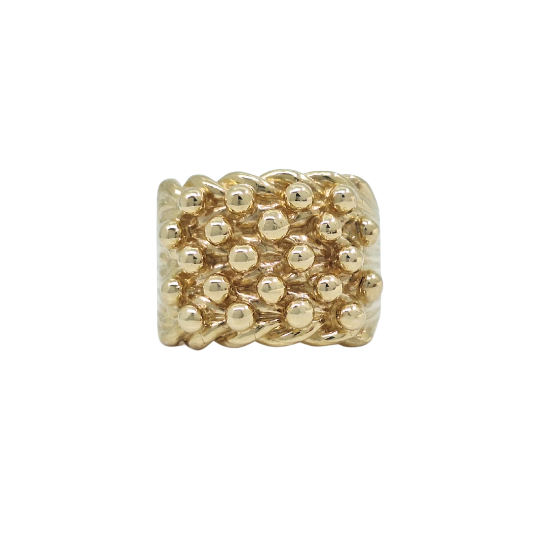9ct Yellow Gold Keeper Ring