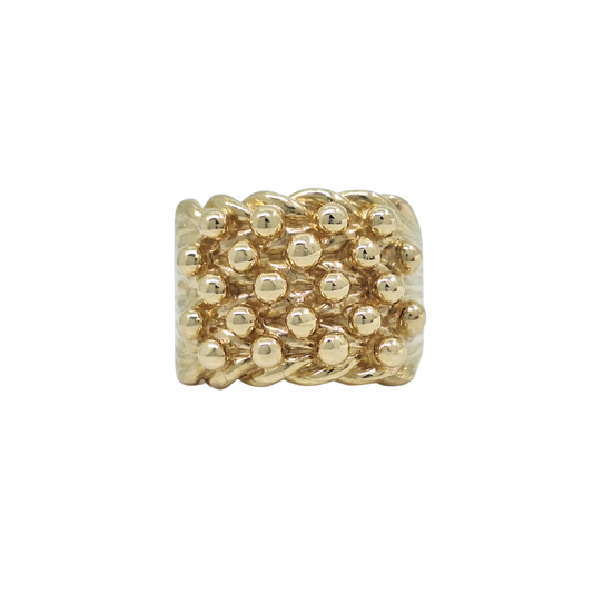 9ct Yellow Gold Keeper Ring