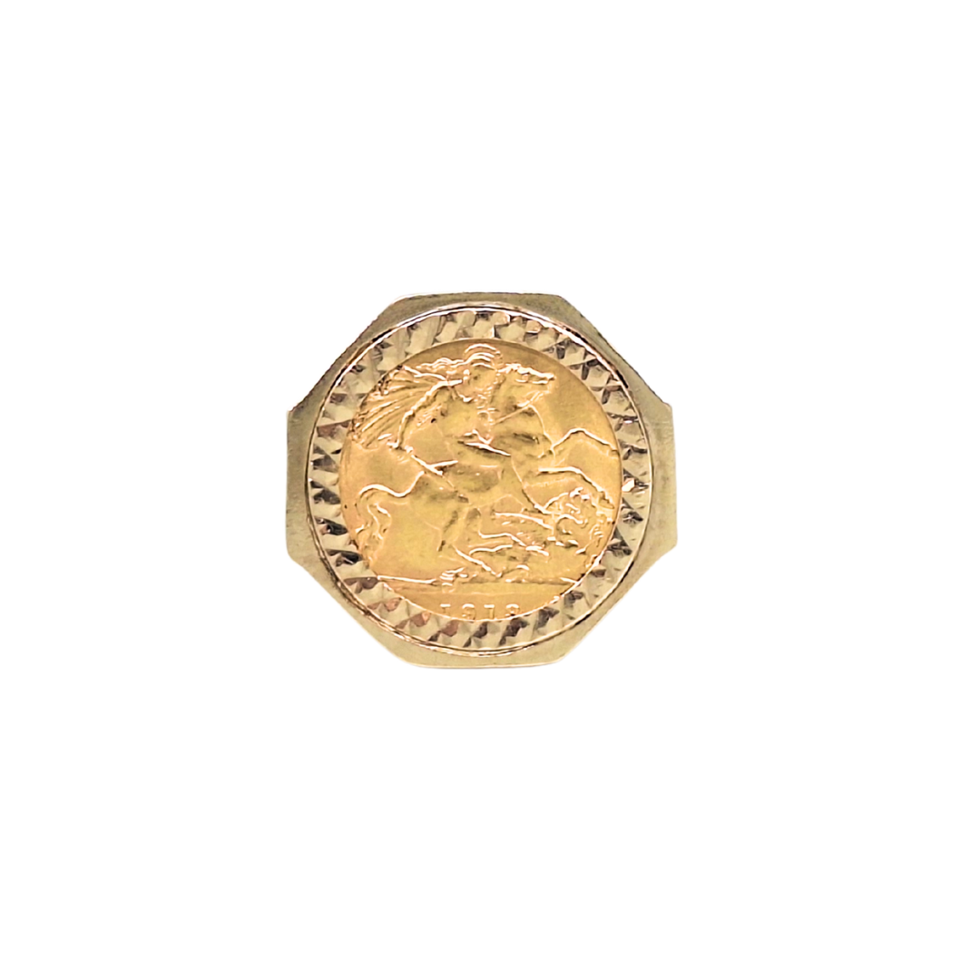 Half Sovereign Ring 1912