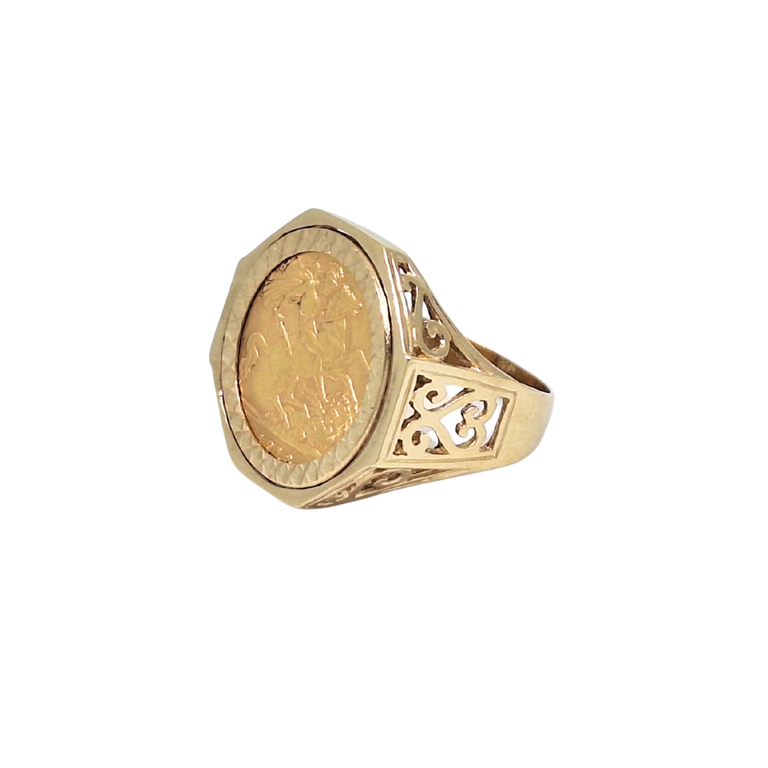 Half Sovereign Ring 1912