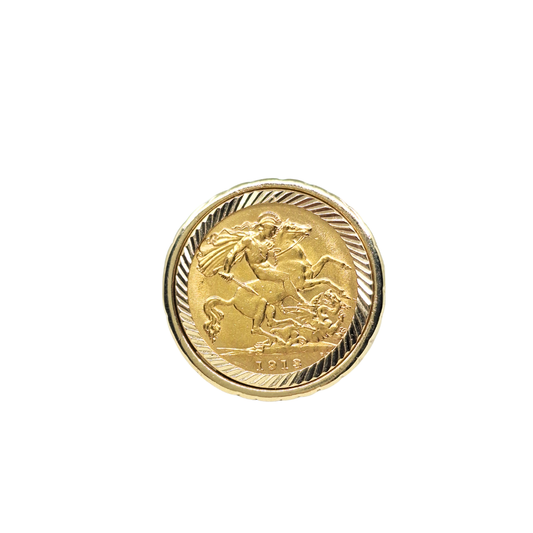 Half Sovereign Ring 1913
