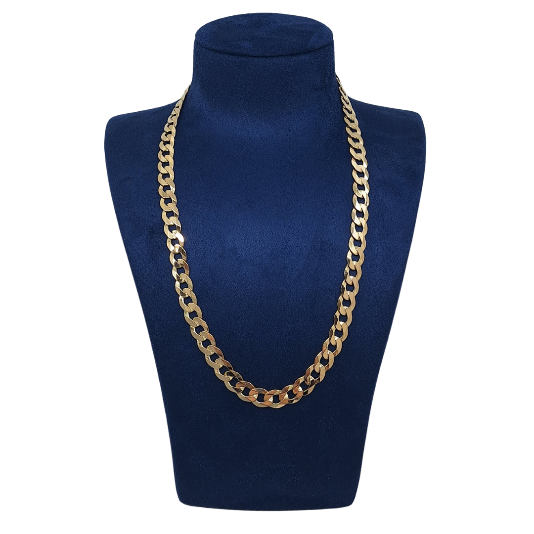 9ct Yellow Gold Curb Chain 24"