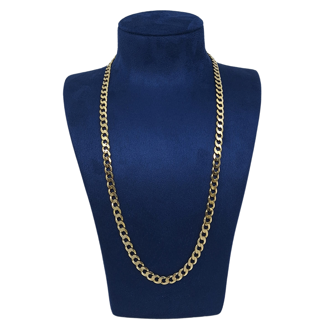 9ct Yellow Gold Curb Chain 26"