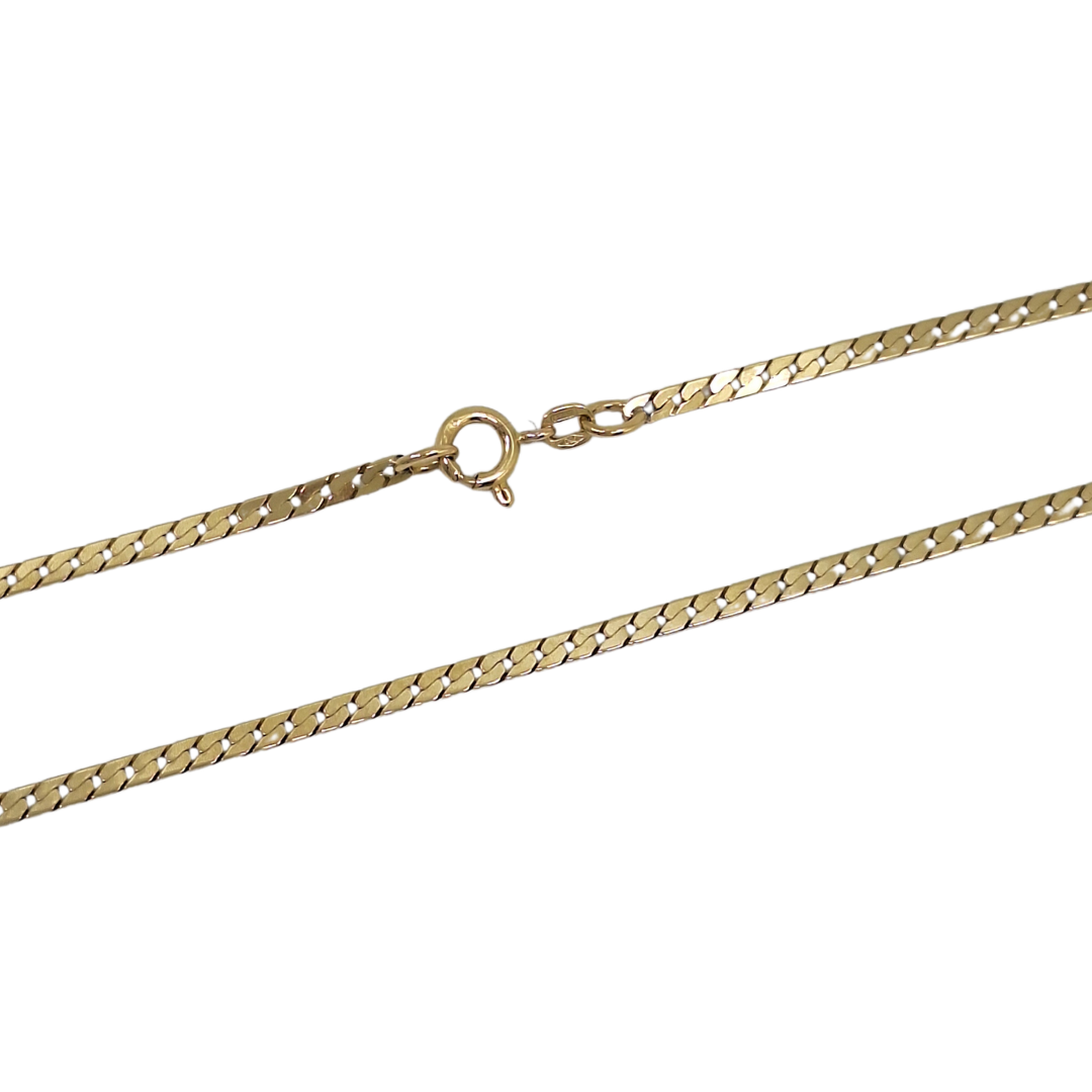 18ct Yellow Gold Link Chain 18"