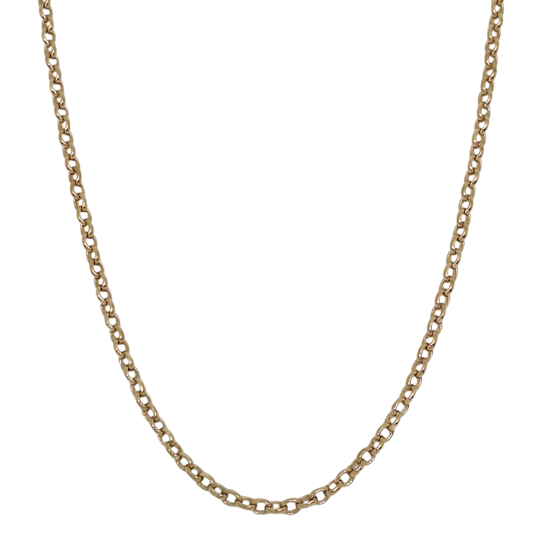 9ct Yellow Gold Belcher Chain 24"