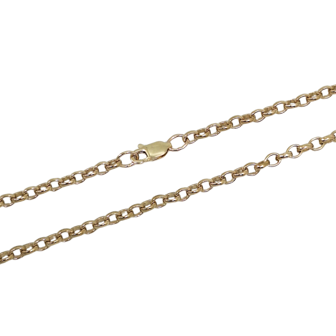 9ct Yellow Gold Belcher Chain 24"