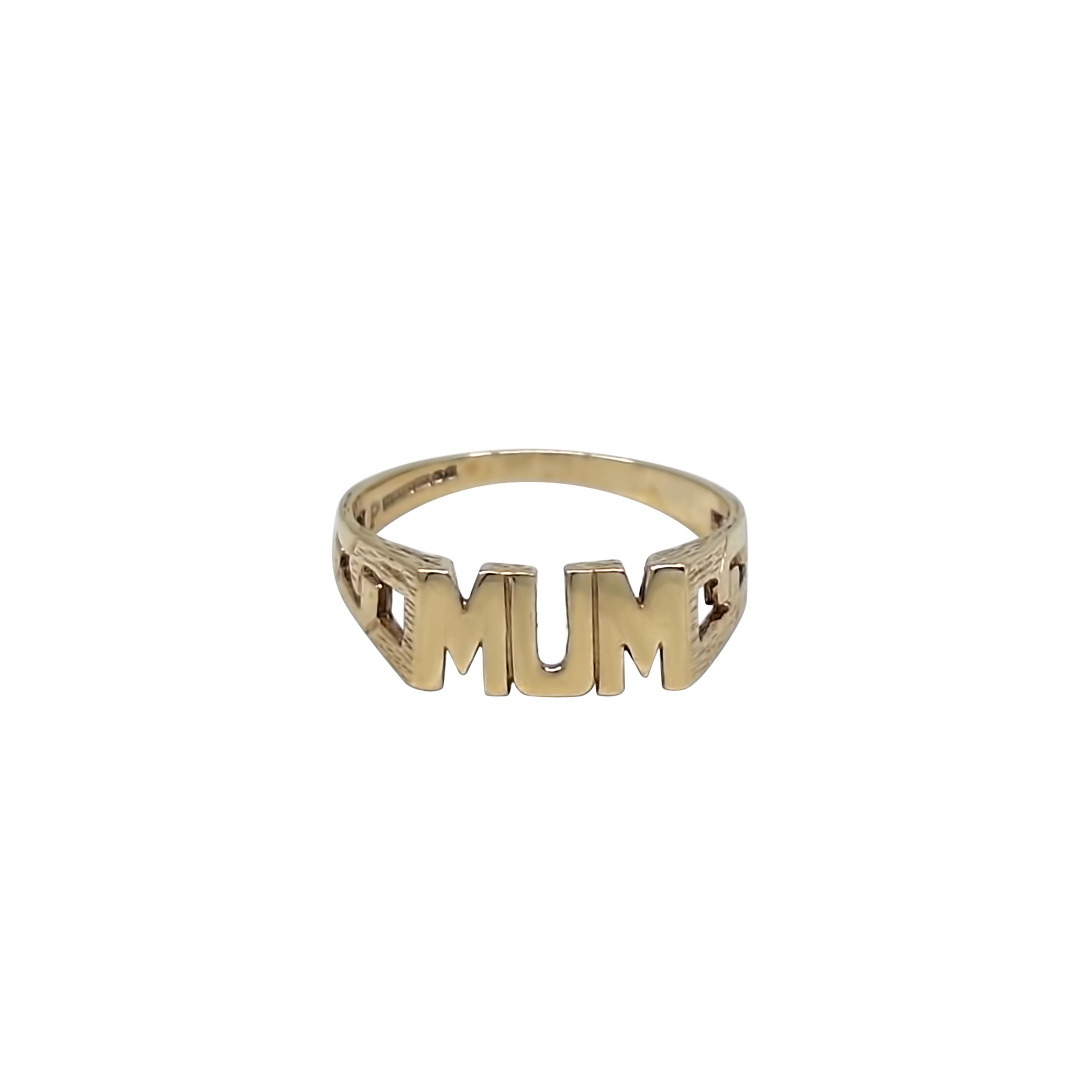 9ct Yellow Gold Mum Ring