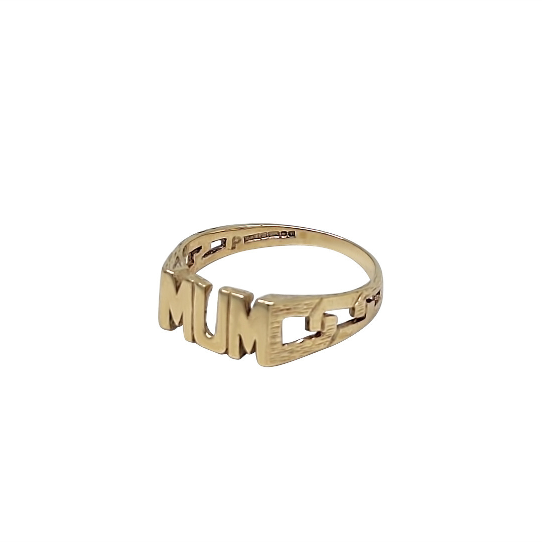 9ct Yellow Gold Mum Ring