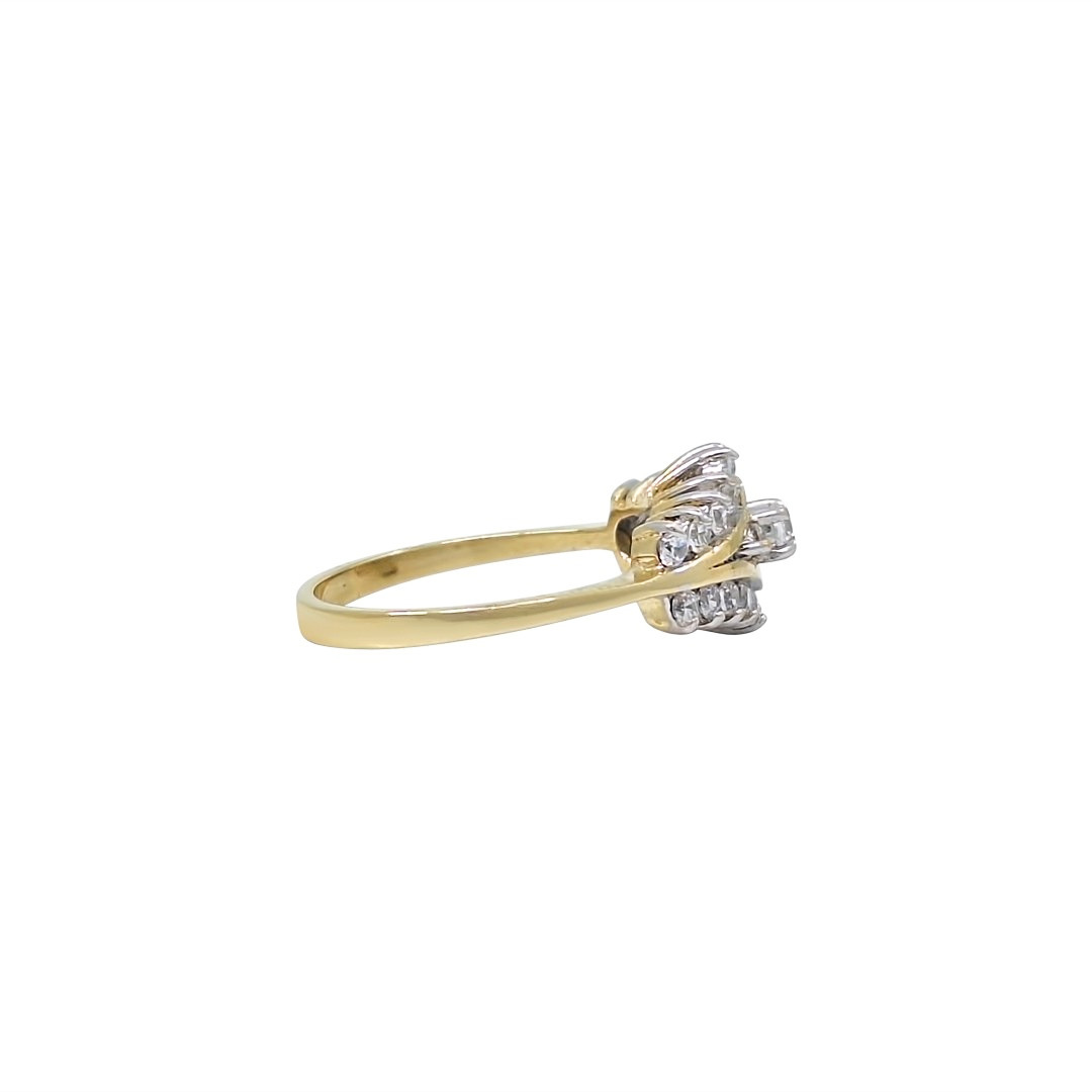 9ct Yellow Gold Cubic Zirconia Ring