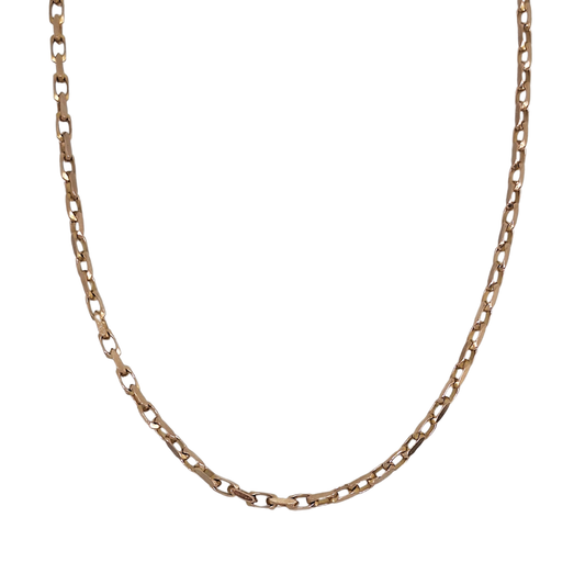 9ct Yellow Gold Belcher Chain 21"