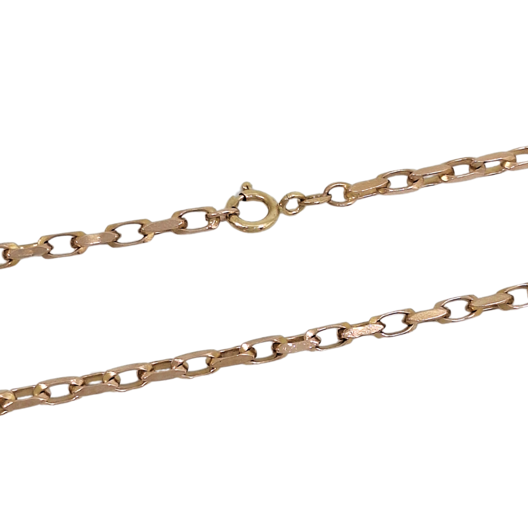 9ct Yellow Gold Belcher Chain 21"