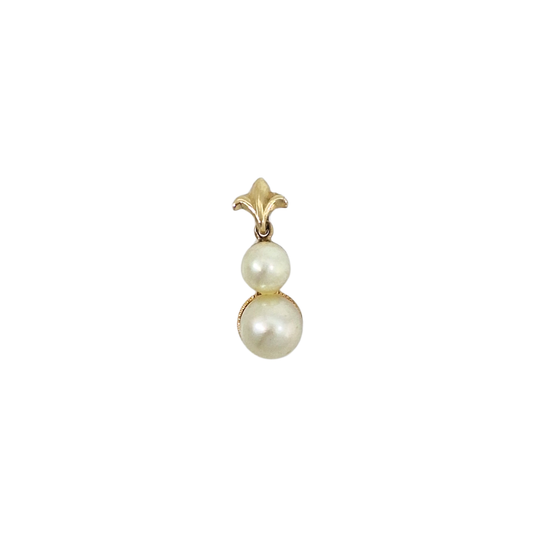 9ct Yellow Gold Pearl Pendant