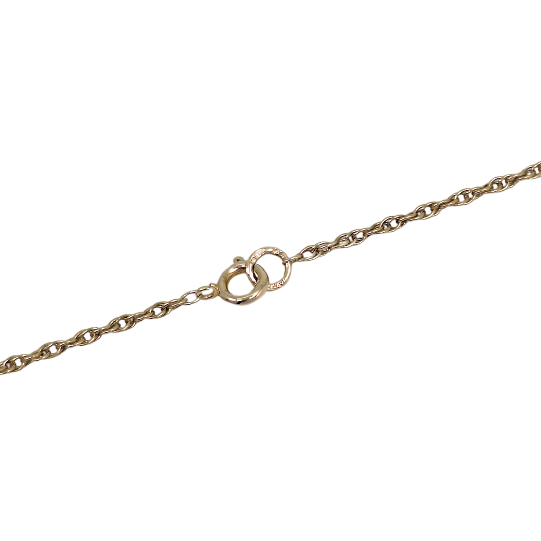 9ct Yellow Gold Heart Locket & Chain 26"